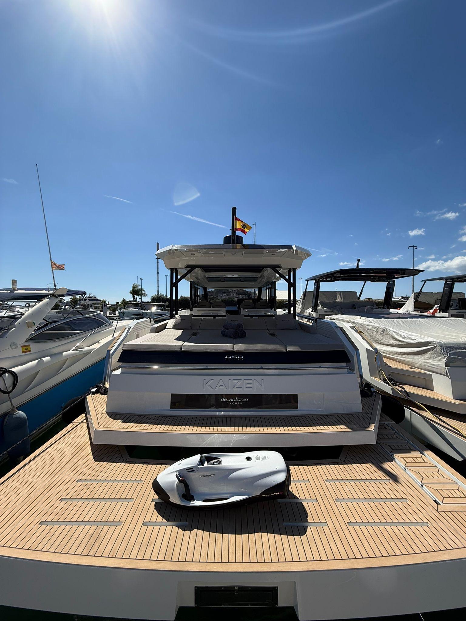Exclusive yacht charter experience in Ibiza with private deck