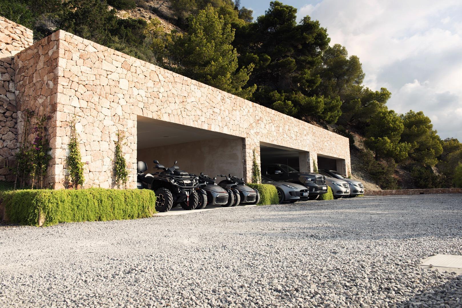 Exclusive luxury garage with supercars and private transport services